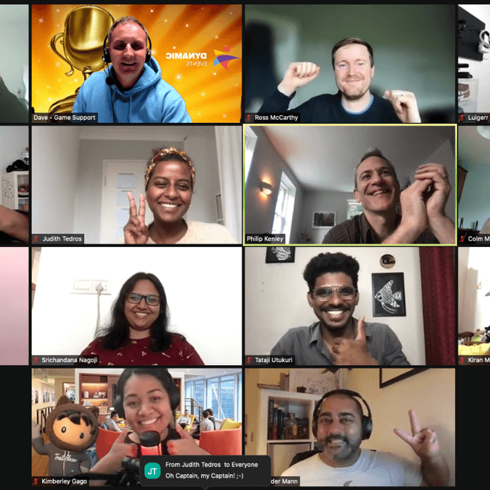 virtual escape room group photo