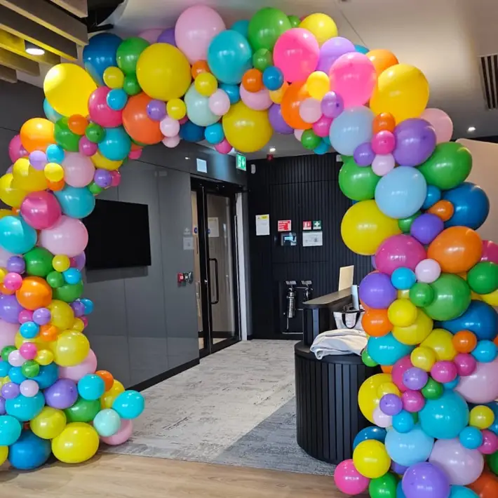 balloon arch close up 