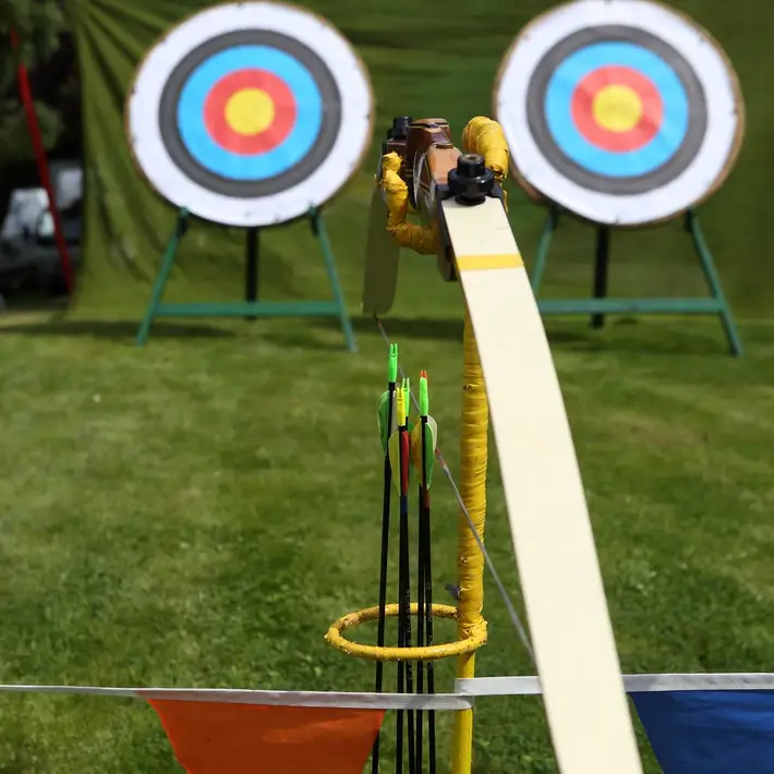 two archery targets