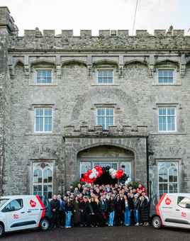 happy group at Company Celebration & Milestone Event in ireland
