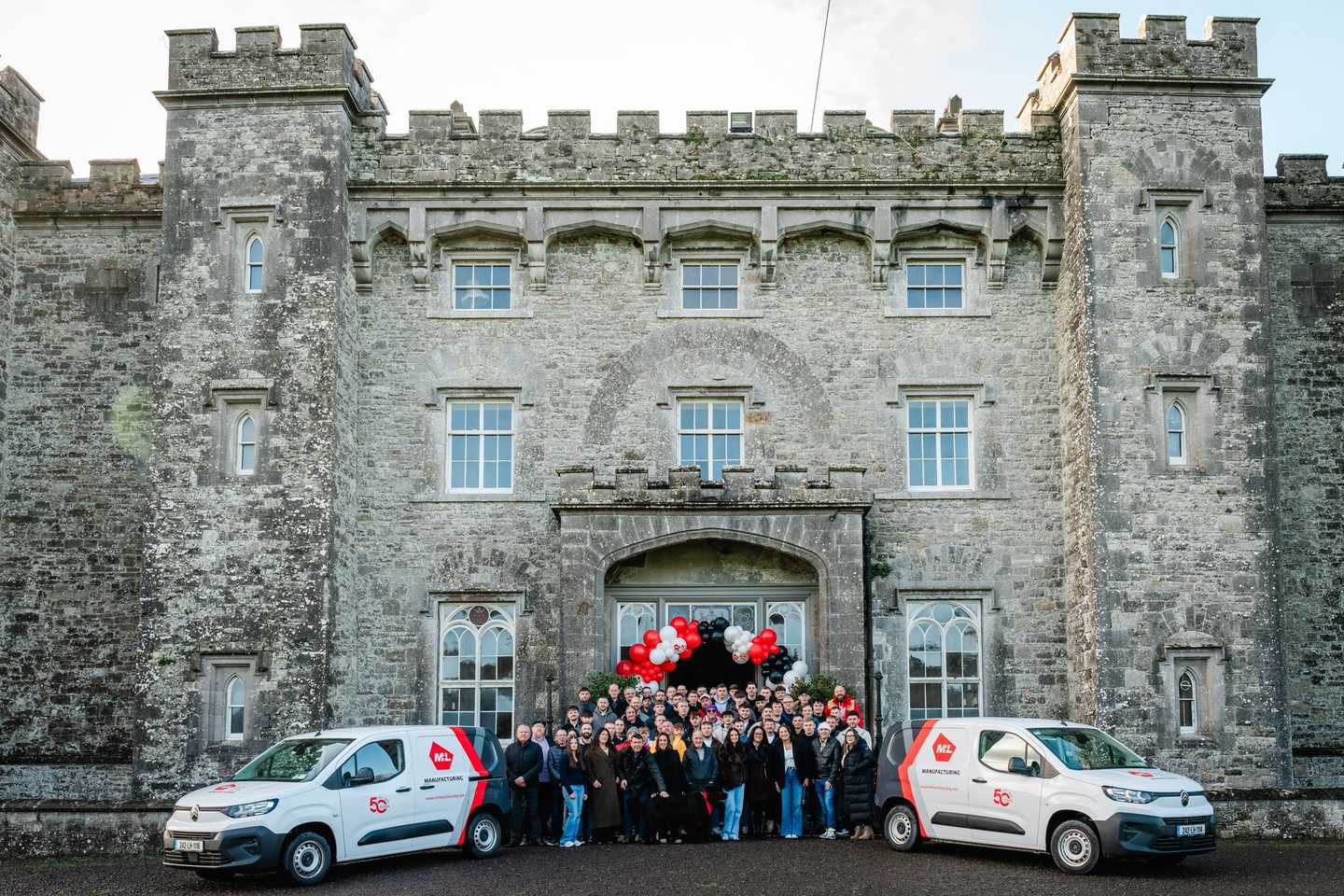 happy group at Company Celebration & Milestone Event in ireland