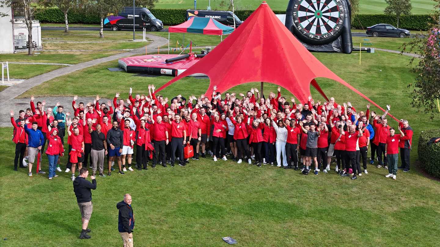 Corporate event in Ireland for Hilti staff at The Johnstown Estate with team building and entertainment