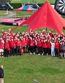 Corporate event in Ireland for Hilti staff at The Johnstown Estate with team building and entertainment