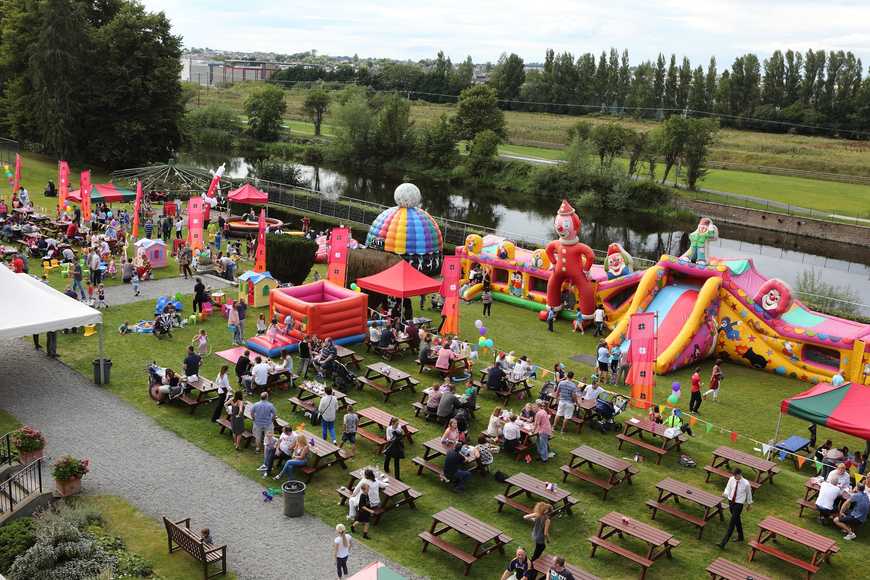 outdoor corporate team building family day event in clonmel, tipperary
