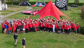 Corporate event in Ireland for Hilti staff at The Johnstown Estate with team building and entertainment
